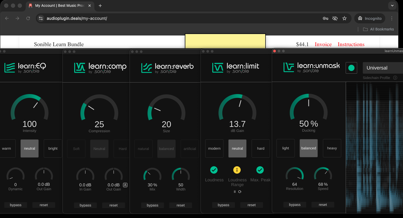 Sonible learn:bundle